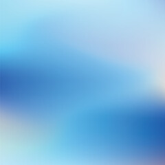Abstract Gradient background. Ombre colors. Blue, light blue white. 