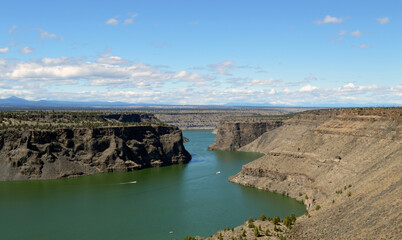 Lake Billy Chinook from above