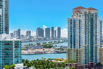 Fototapeta na wymiar Photo of the view taken in Miami Florida