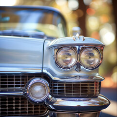 Classic Cadillac Car: High-Quality Travel Photography