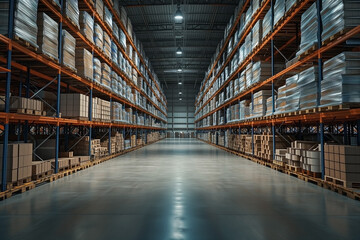 Industrial distribution and storage warehouse.