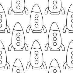 rocket toy childrens day development travel colored pattern textile doodle