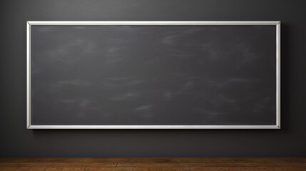 Clean Slate: White Chalkboard in Classroom