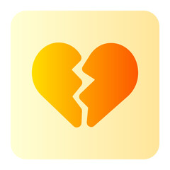 broken gradient icon