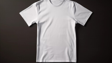 Mockup. Clothing Design: Plain White T-shirt