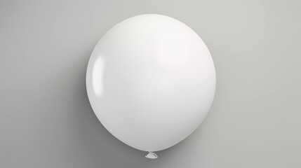 Mockup. White Balloon Suitable for Events