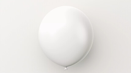 Mockup. White Balloon Suitable for Events