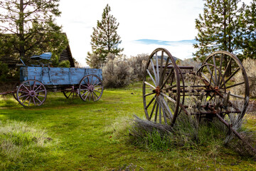 old farm wagon