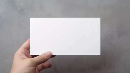 Mockup. White Business Cards on Modern Background Template
