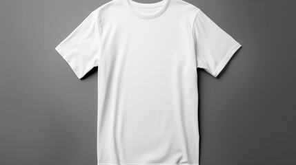 Mockup. White Product Template for T-shirt Apparel