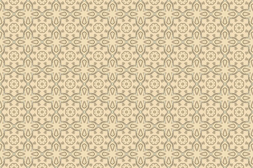 Seamless Art Design Geometric Texture Pattern.
