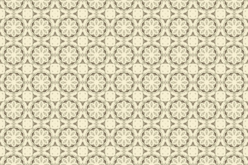 Seamless Art Design Geometric Texture Pattern.