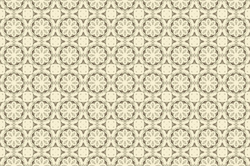Seamless Art Design Geometric Texture Pattern.