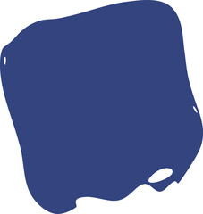 Frame shape flat illustration. Border silhouette design element