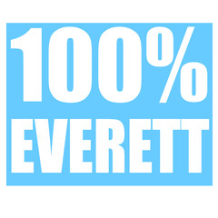 Everett name 100 percent png