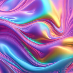 abstract holographic background waves texture luxury. Created with Generative AI.