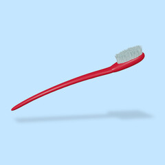 Dental toothbrush icon isolated 3d render illustration