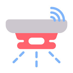 Fire Alarm Flat Style