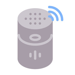 Voice Assistant Flat Style