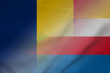 Chad and Comoros political flag international negotiation COM CHL