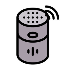 Voice Assistant Flat Style