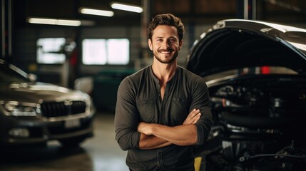 Young male mechanic