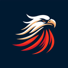 eagle logo design template vector illustrationeagle logo design template vector illustration