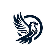 eagle logo design template vector illustrationeagle logo design template vector illustration