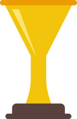 Yellow Trophy Award Icon