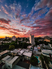 sunset over the city © Agostina