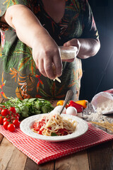chef preparing food