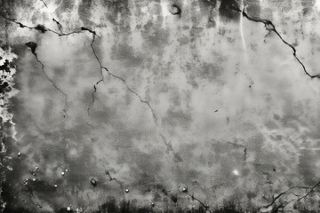Abstract black and white aged grunge texture background, dark and light scratches, rough gray stained surface, gray dirty, copy space stock photo