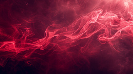 Abstract red smoke, swirling and ethereal, for a mysterious and dynamic background