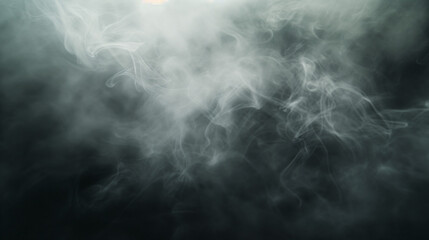 Smoky gray mist, ethereal and mysterious, soft and enigmatic background