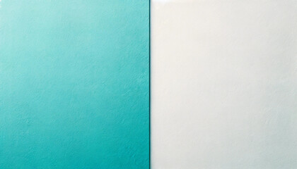 Textured teal and white split background wallpaper
