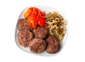 Traditional Turkish food; Turkish meatballs, Turkish name; Akcaabat kofte or kuru kofte)