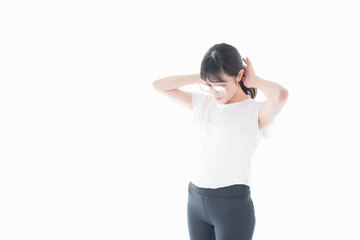 サングラスをかけた女性・リゾートイメージ