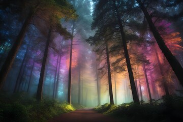 light in the forest