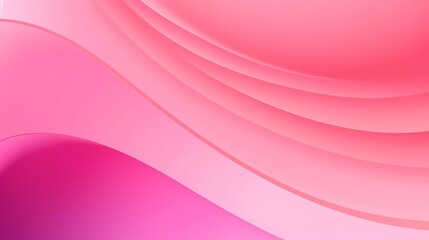 Pink gradient background. Smooth color combination of abstract circle paper cut. generative ai