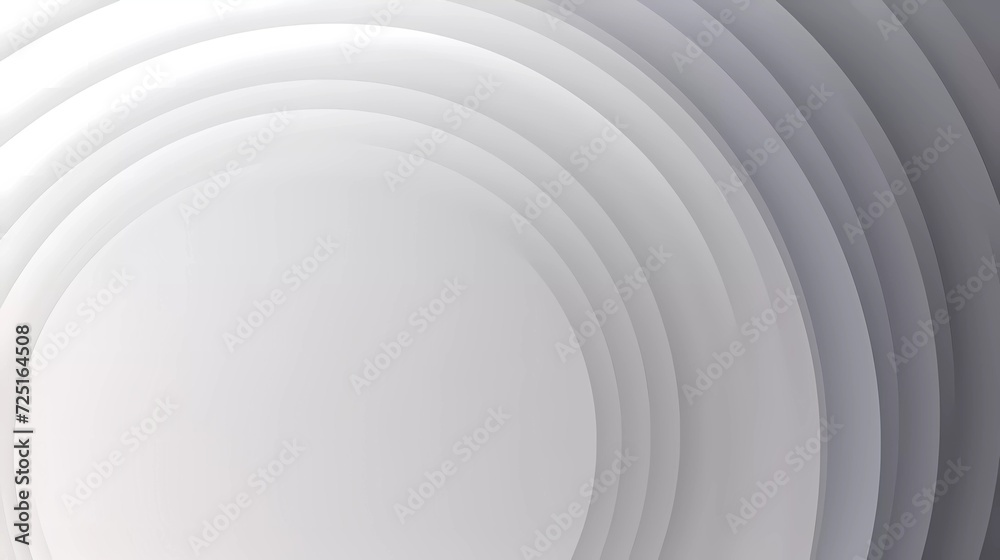 Poster gray gradient background. smooth color combination of abstract circle paper cut. generative ai