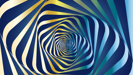 Vortex spiral wallpaper with blended metallic color effects