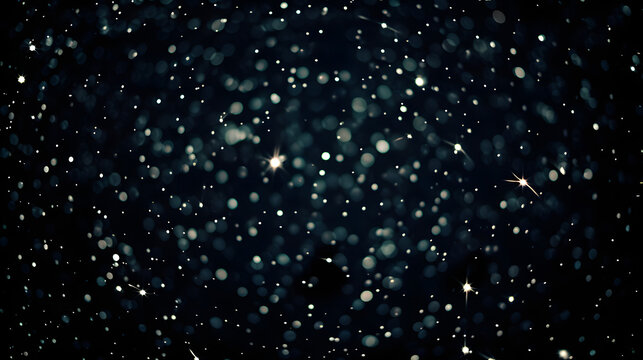 an image of stars falling down into the sky