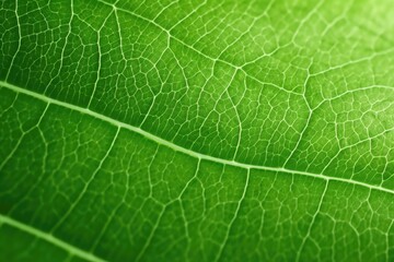 Macro of green leaves Generated by AI
