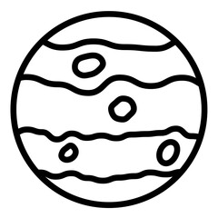 mars planet icon  © mnauliady