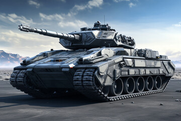 armoured infantry fighting vehicle 3D rendering