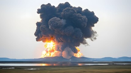 爆発の写真