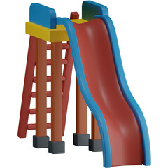 Kindergarten Slides 3D Icon