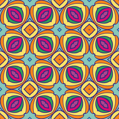 pattern abstract flower batik pillow mat yoga