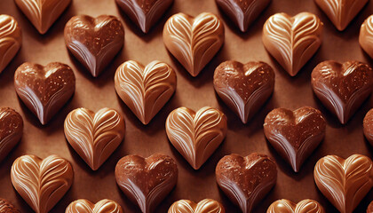 Heart-shaped Truffle Chocolates