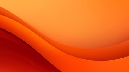 Orange gradient background. Smooth color combination of abstract circle paper cut. generative ai